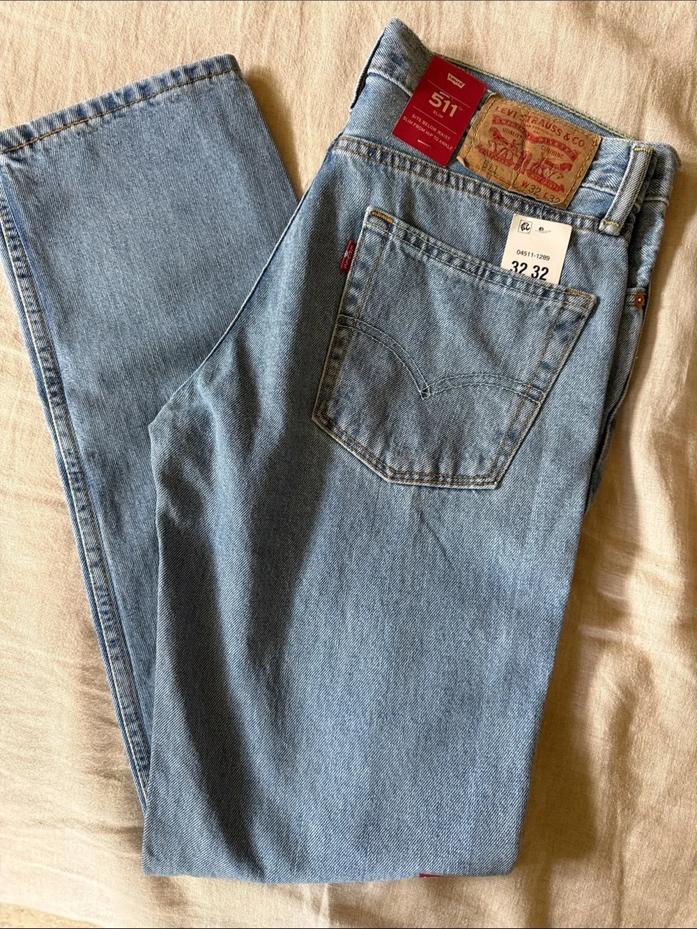 NWT Levi’s 511 Slim Fit Jeans 32x32 | Light Wash Denim